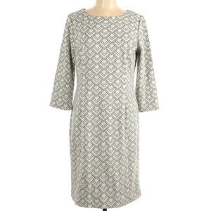 Preston and York Sheath Dress with 3/4 sleeves